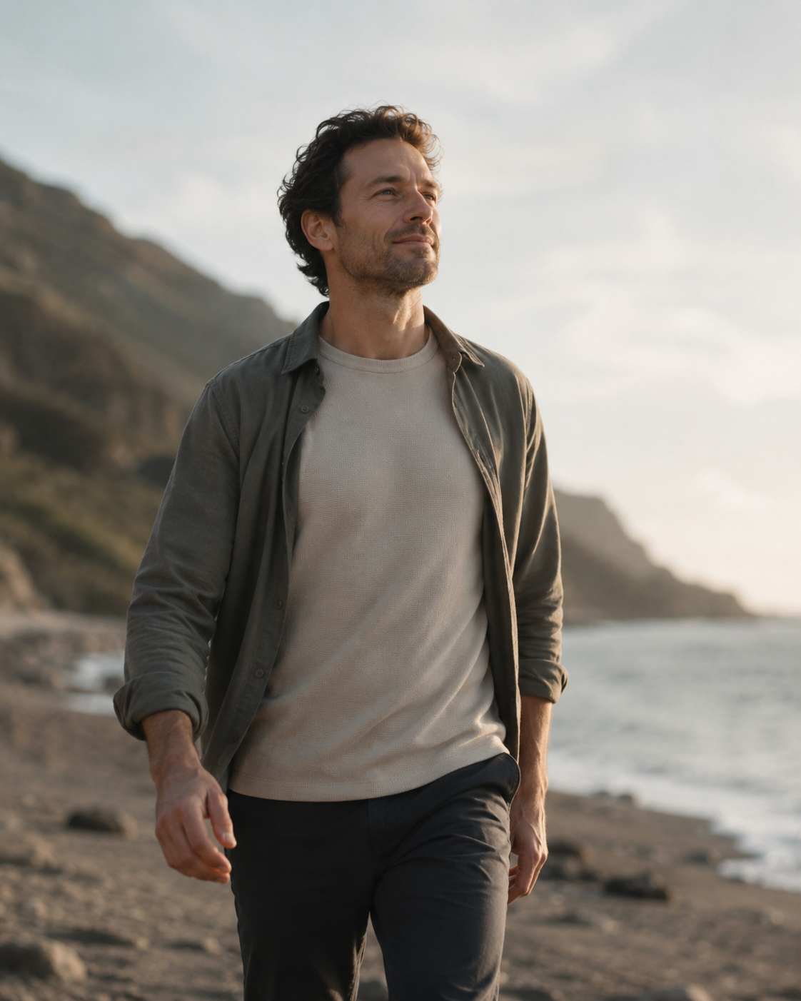 A person feeling free after changing an addiction pattern