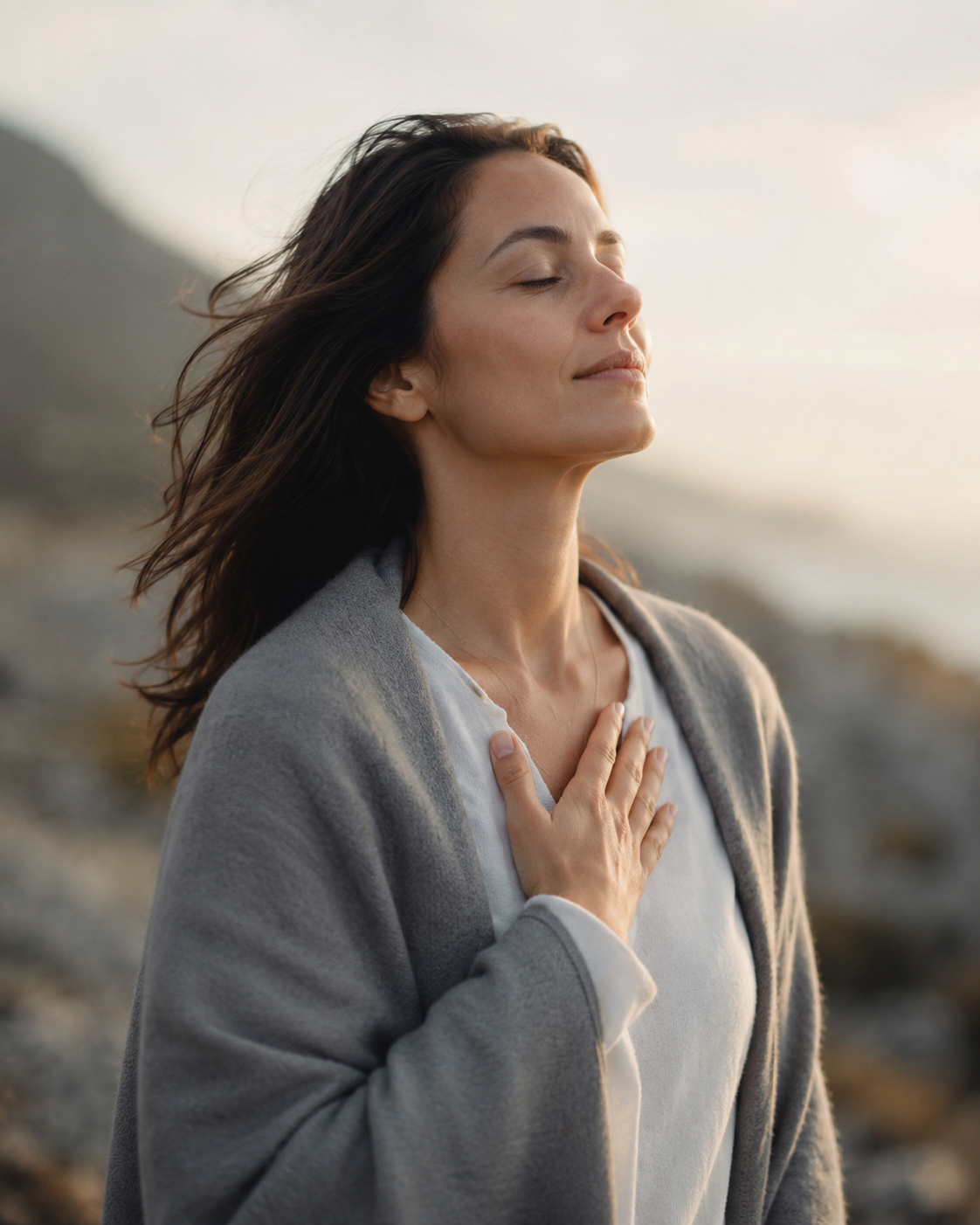 Calm breathing support for mental clarity and transformation