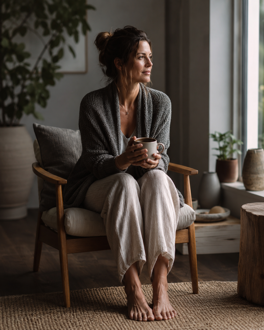 Grounded natural calm for PTSD and trauma support